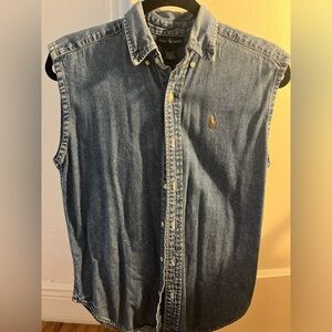 Vintage Ralph Lauren Denim Button Down Shirt